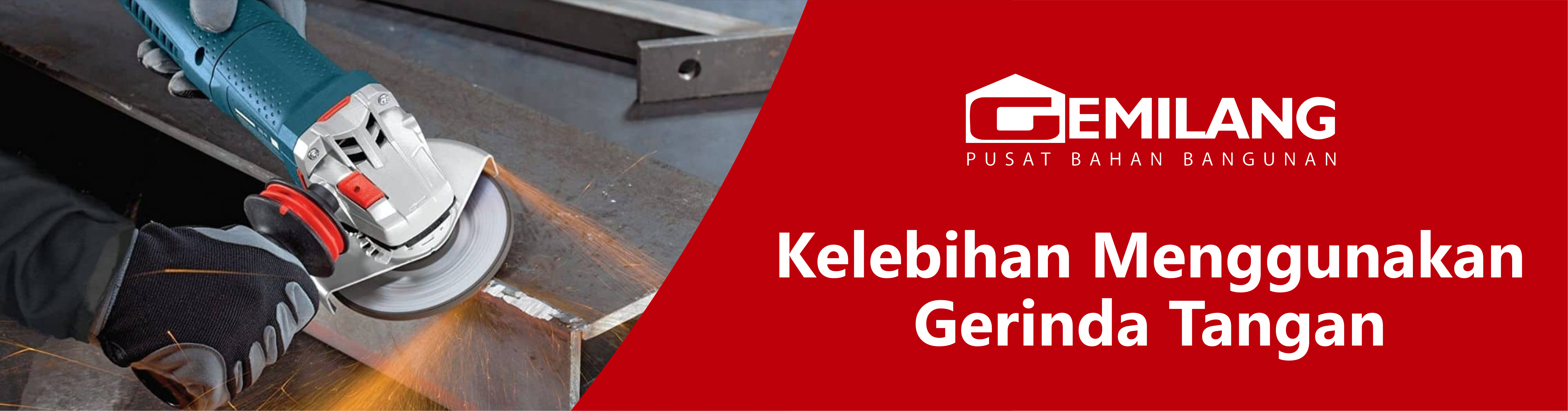 Kelebihan menggunakan gerinda tangan